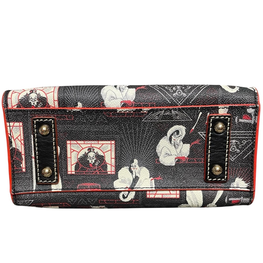 Dooney & Bourke Disney 101 Dalmatians Cruella de Vil 2-Way Crossbody Handbag - Picture 6 of 16